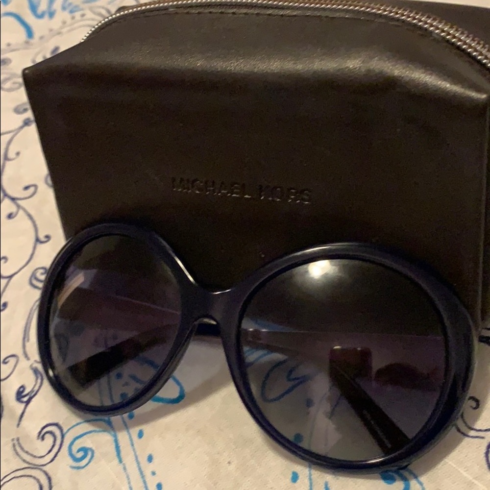 Blue Michael Kors sunglasses